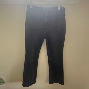Old Navy black high-rise flare jeans Size 14 #denim #flare